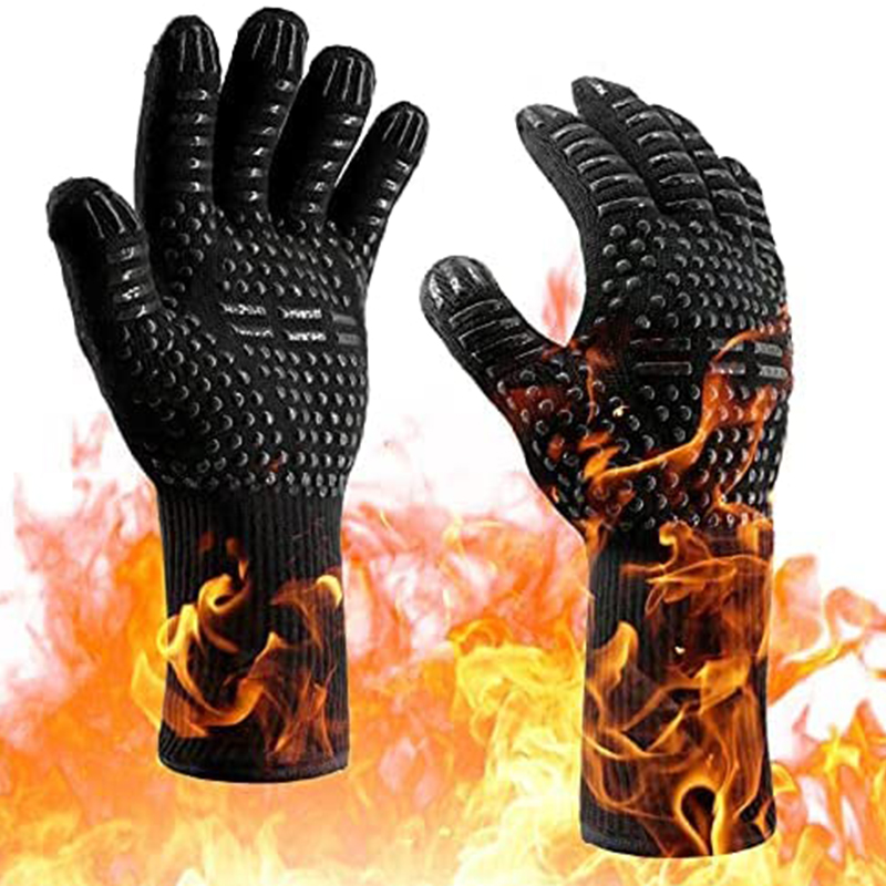Oven Mitt Silicone - 1 paire de gants de four,