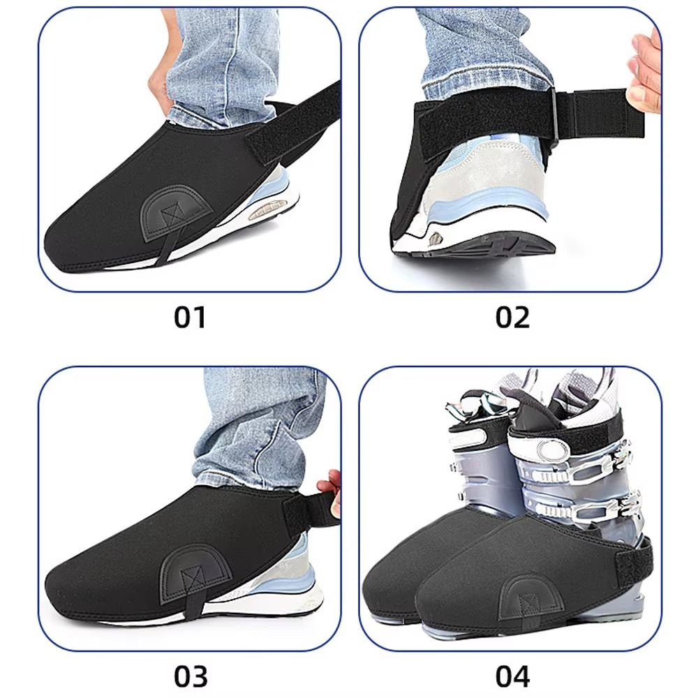 Winter Glove Insulated - Couvre-chaussures de ski antidérapants et isolants,