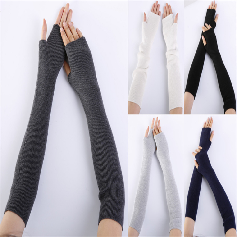 Fingerless Glove Knit - Gants sans doigts unisexes pour hommes