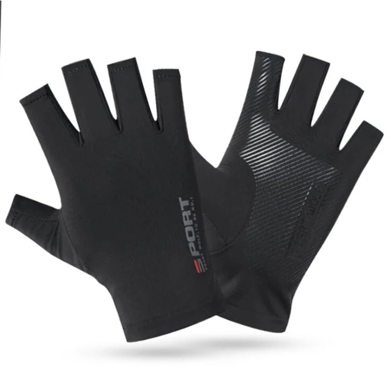 Cycling Glove Padded - Gants de cyclisme demi-doigt pour homme,
