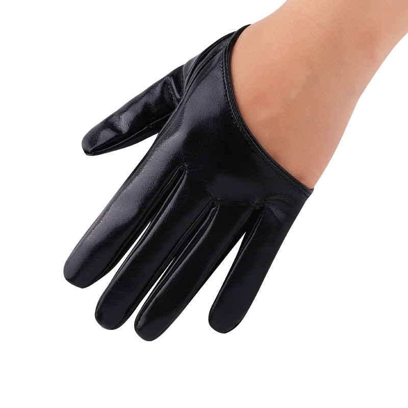 Leather Driving Glove - 1 paire de gants serrés à