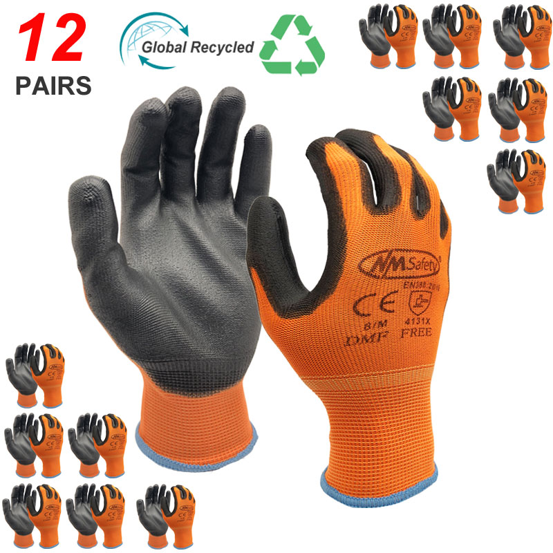 Nitrile Mechanic Glove - NMSafety 12 paires de gants de