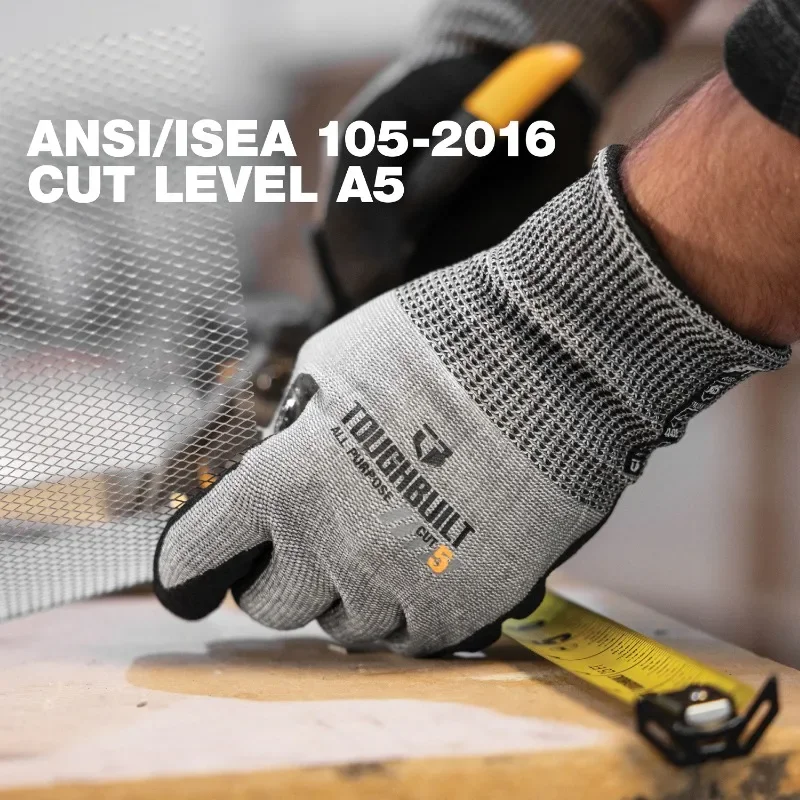 Cut Resistant Glove - ToughBuilt TB-P2-112-5-L Nitrile Super résistant à