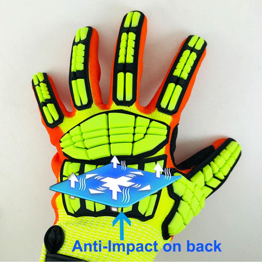 Work Glove Impact - NMSafety résistant aux coupures niveau 5