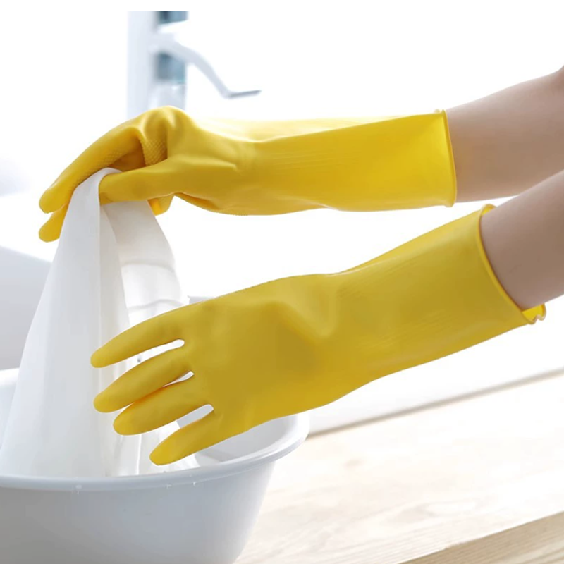 Rubber Glove Cleaning - Gants en caoutchouc pour laver la