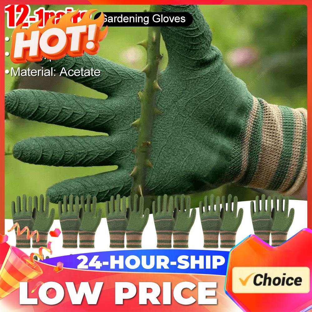 Gardening Glove Waterproof - Gants de jardinage anti-épines, respirants, imperméables,
