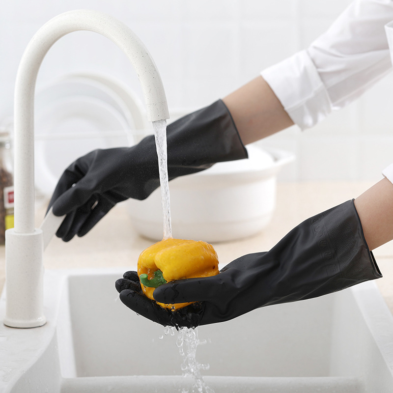 Gants Noirs en Caoutchouc pour - Dish Glove Rubber avis et prix