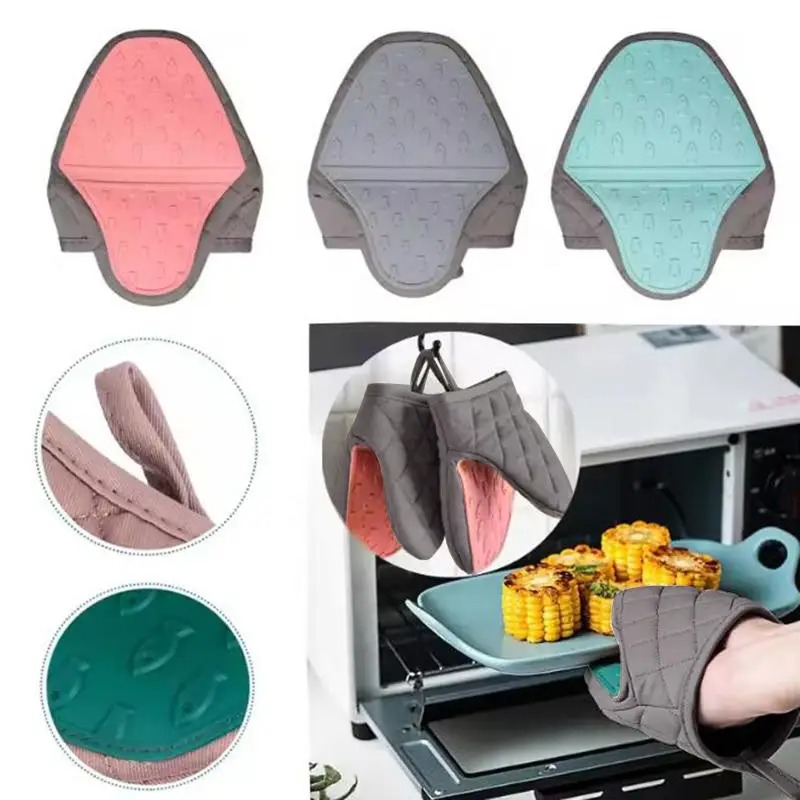 1 paire de gants de cuisine en - Oven Mitt Silicone avis et prix