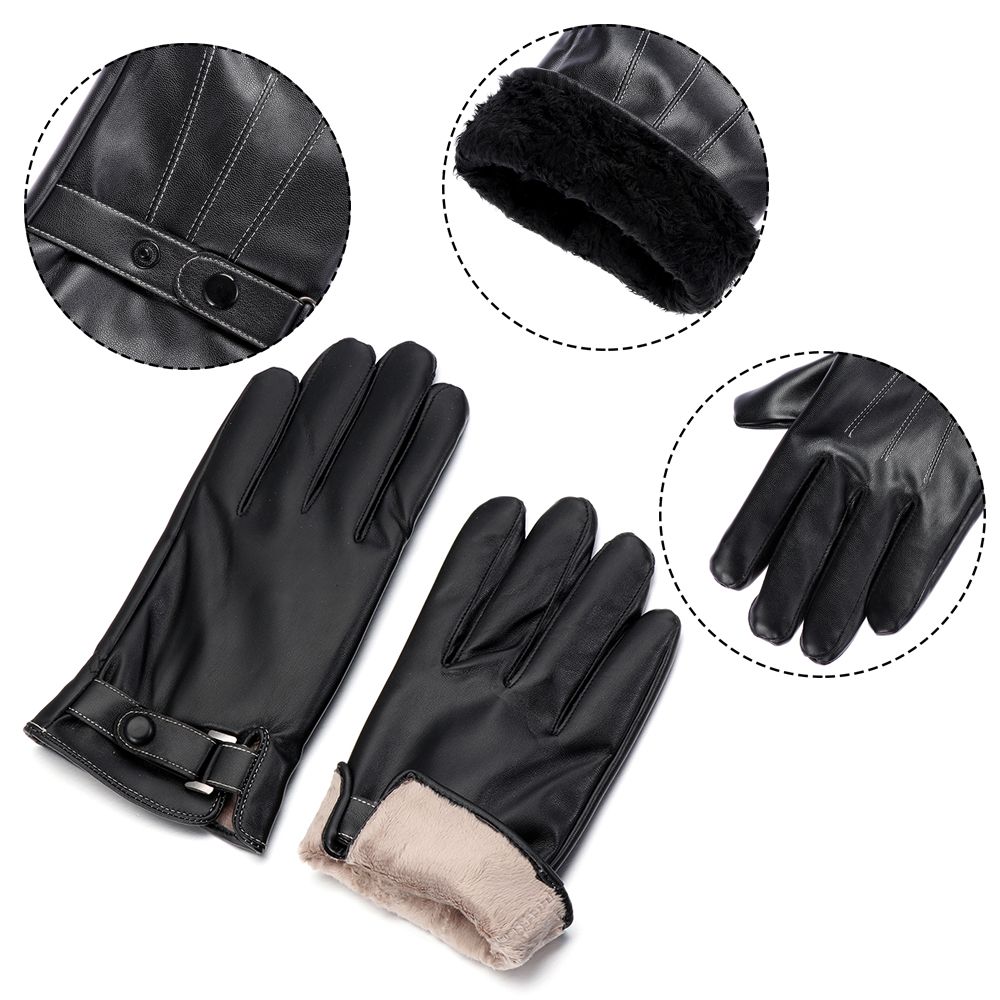 Gants en cuir thermique Smile  - Leather Driving Glove avis et prix