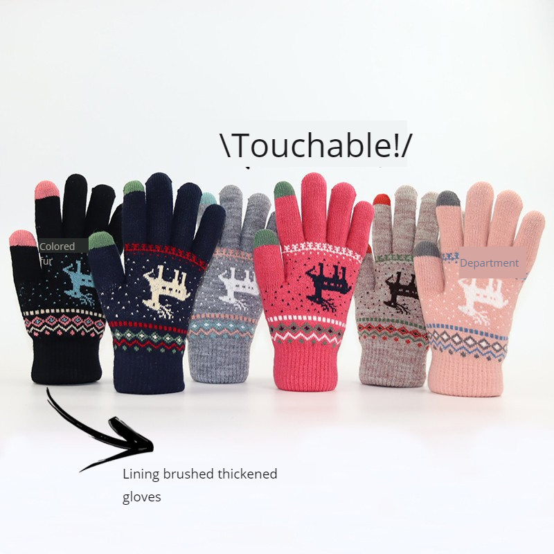 Gants sans doigts en laine tri - Wool Glove Lined avis et prix