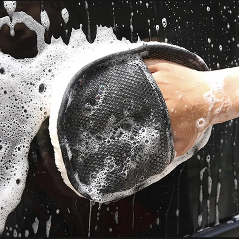 Gants de lavage de voiture en  - Wool Glove Lined avis et prix
