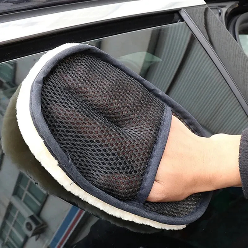 Gants de lavage de voiture en  - Wool Glove Lined avis et prix