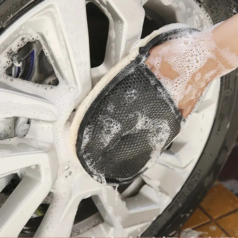 Gants de lavage de voiture en  - Wool Glove Lined avis et prix