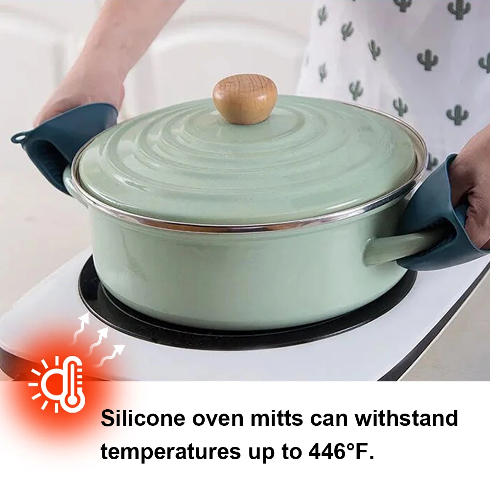 Maniques de cuisine en silicon - Oven Mitt Silicone avis et prix
