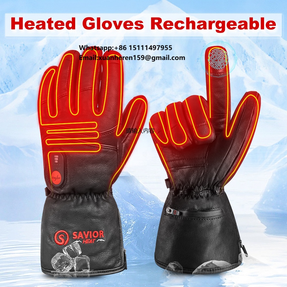 Gants chauffants en cuir pour  - Ski Glove Waterproof avis et prix