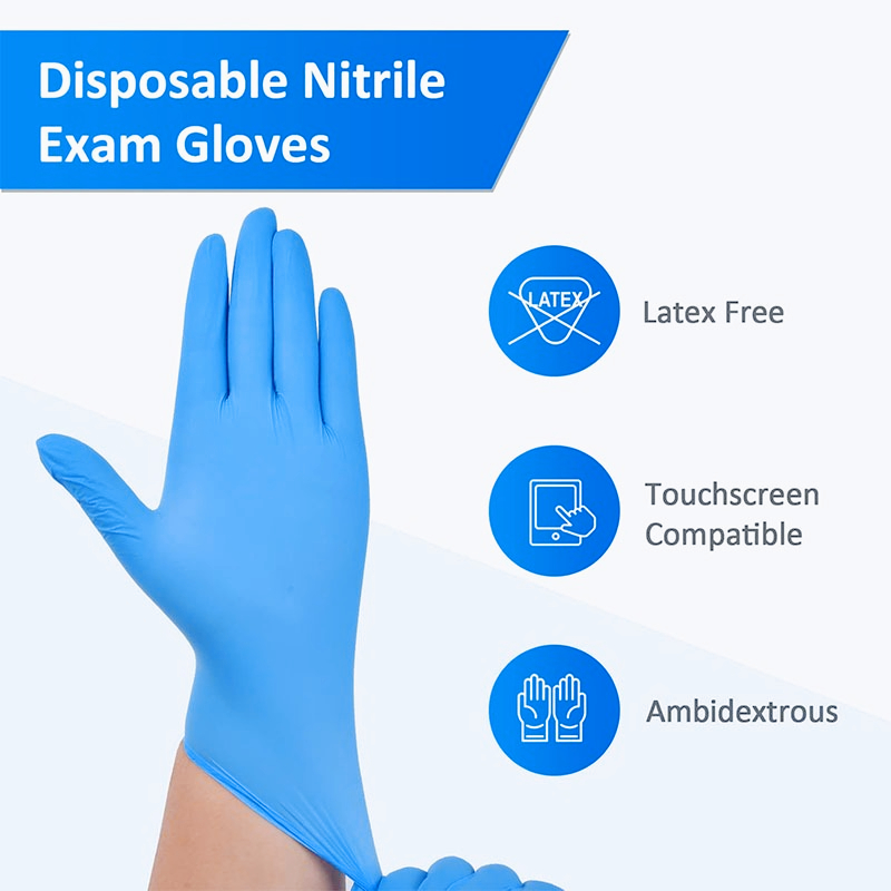 100 gants jetables en nitrile  - Nitrile Mechanic Glove avis et prix