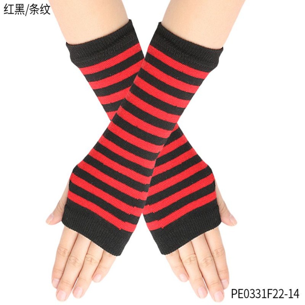 PESENAR Gants sans doigts rayé - Fingerless Glove Knit avis et prix