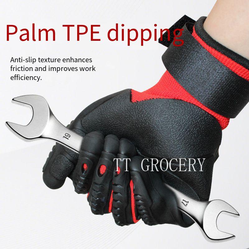 Gants Anti-Collision en TPE ré - Work Glove Impact avis et prix
