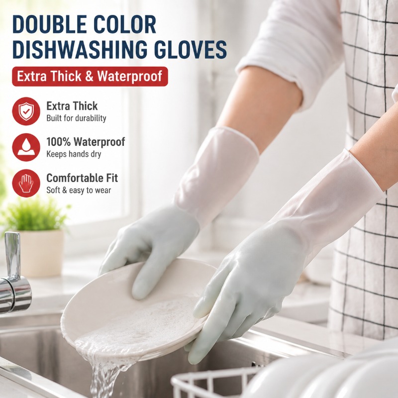 Gants de vaisselle en PVC bico - Dish Glove Rubber avis et prix