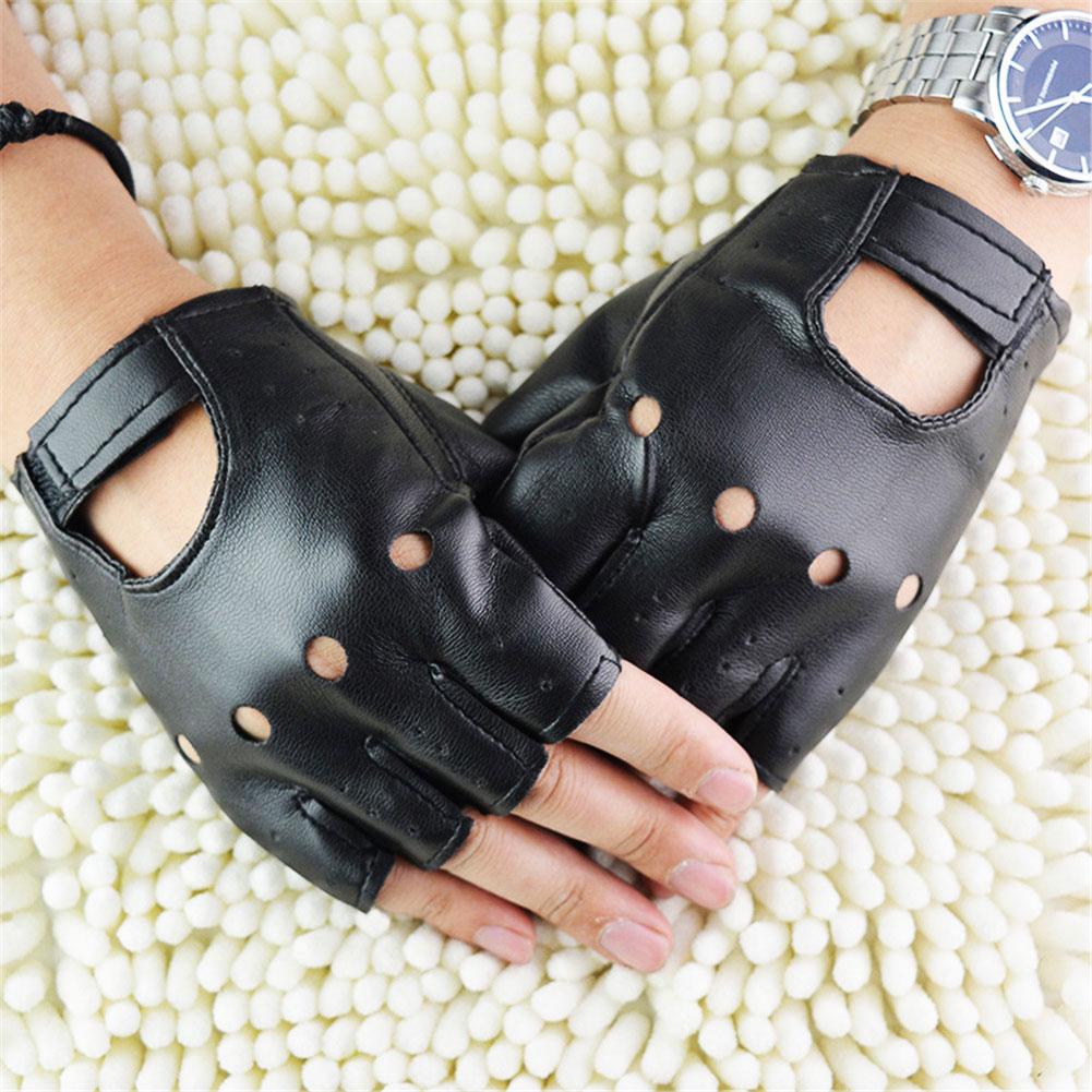 Gants unisexes demi-doigts en  - Leather Driving Glove avis et prix
