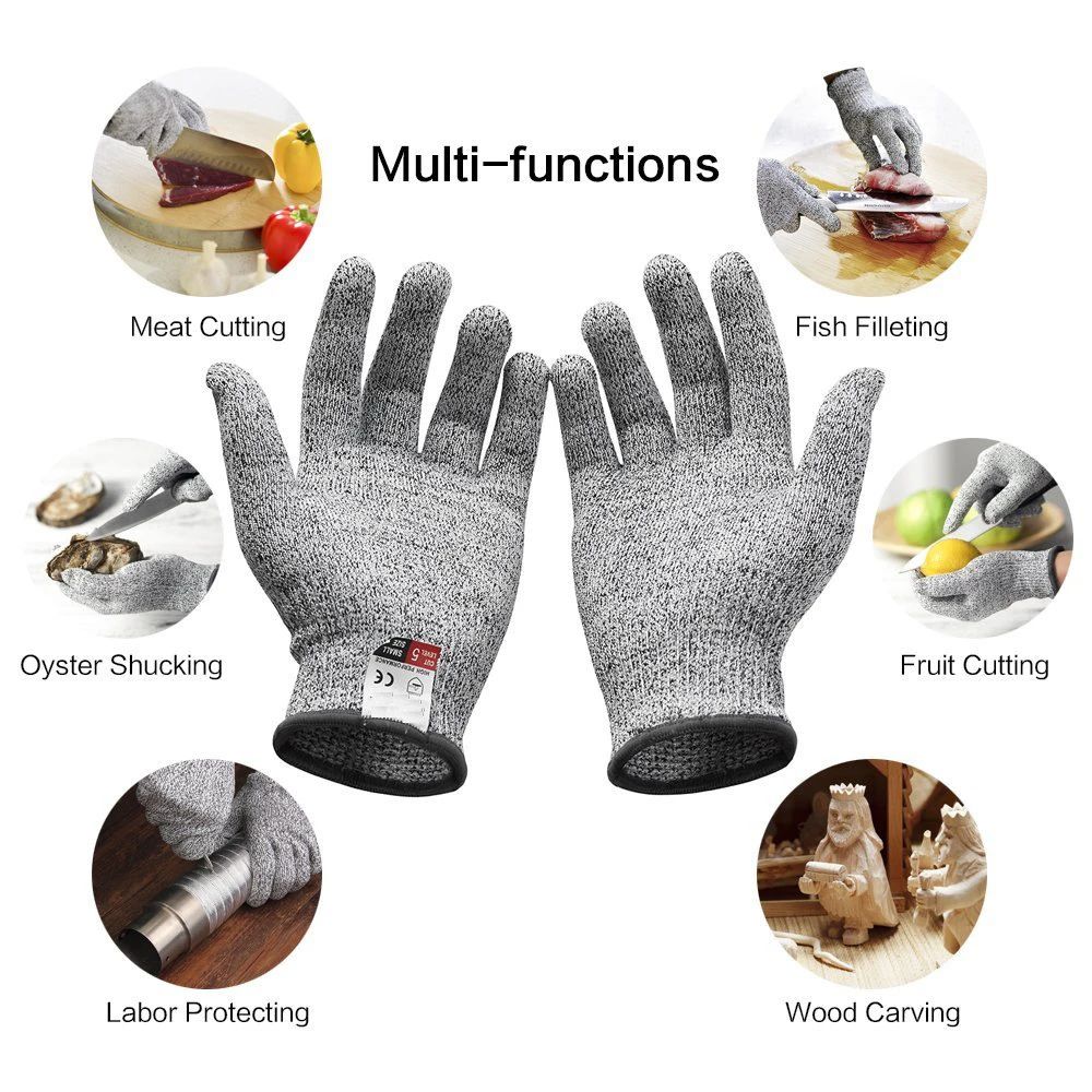Gants anti-coupure HPPE niveau - Cut Resistant Glove avis et prix