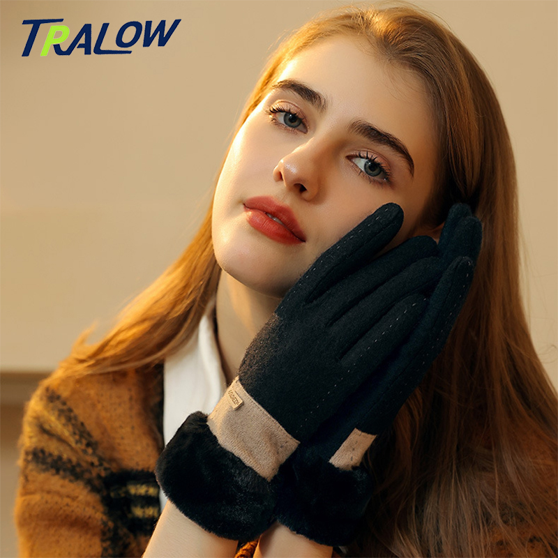 TRALOW Gants d'hiver en tricot - Wool Glove Lined avis et prix