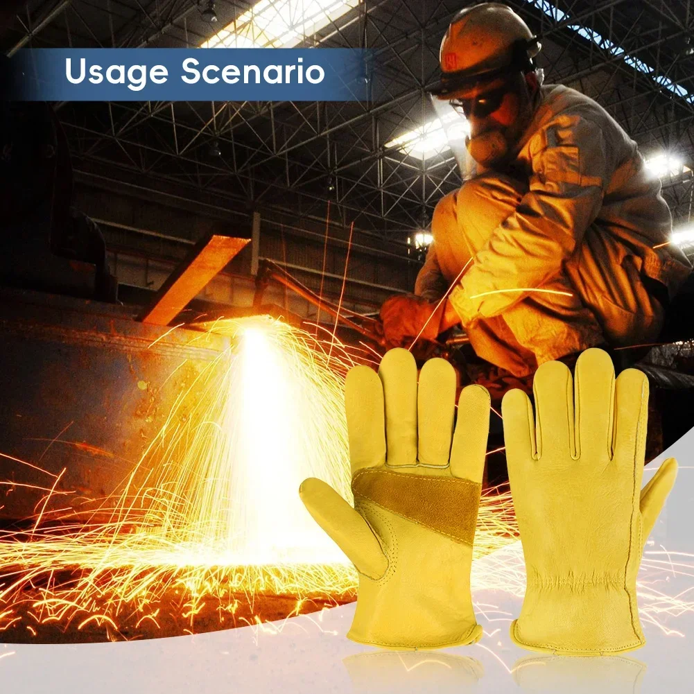 Gants de travail en cuir antid - Leather Driving Glove avis et prix
