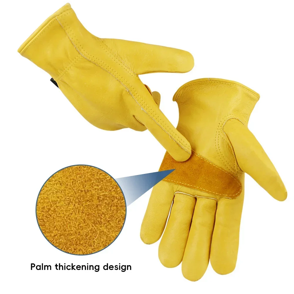 Gants de travail en cuir antid - Leather Driving Glove avis et prix
