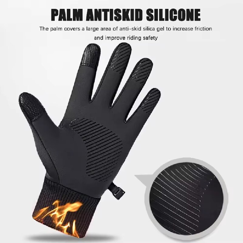 Noir hiver chaud doigts comple - Ski Glove Waterproof avis et prix