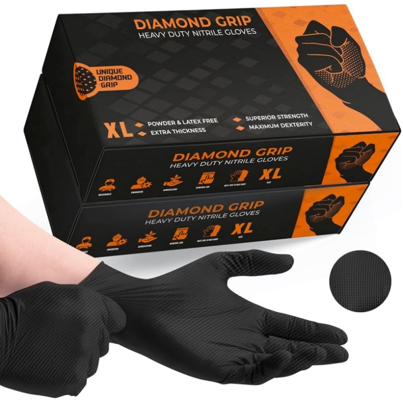 Gants jetables noirs en Nitril - Nitrile Mechanic Glove avis et prix