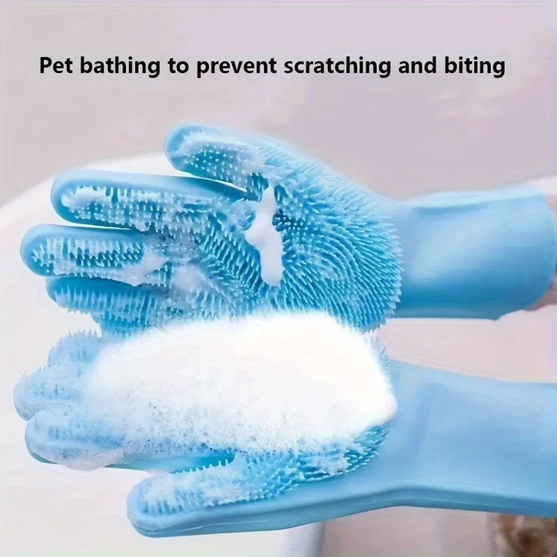 Gants de toilettage multifonct - Rubber Glove Cleaning avis et prix