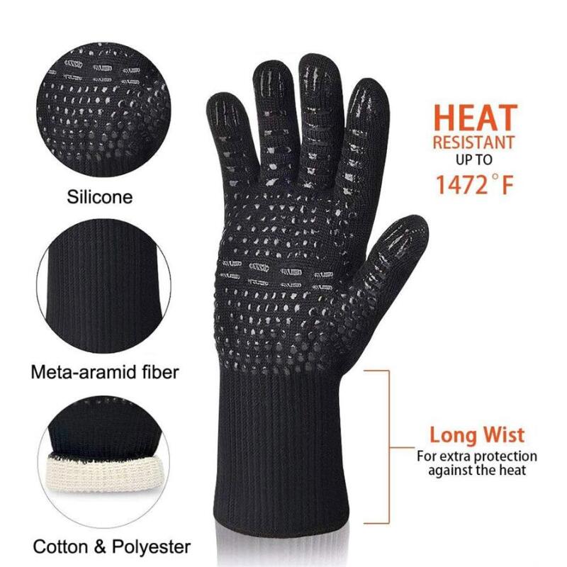 Gants d'isolation coordonnants - Oven Mitt Silicone avis et prix