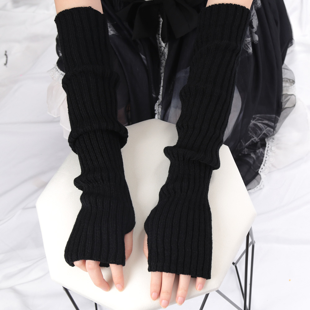 Manchons de bras tricotés pour - Fingerless Glove Knit avis et prix