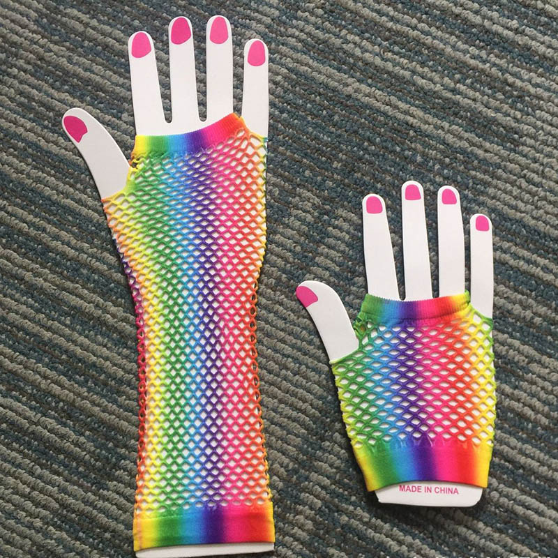 1 Paire de Gants Longs en Rési - Fingerless Glove Knit avis et prix