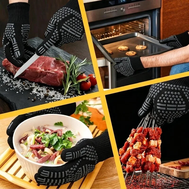 1 pièce/1 paire de gants de ba - Oven Mitt Silicone avis et prix