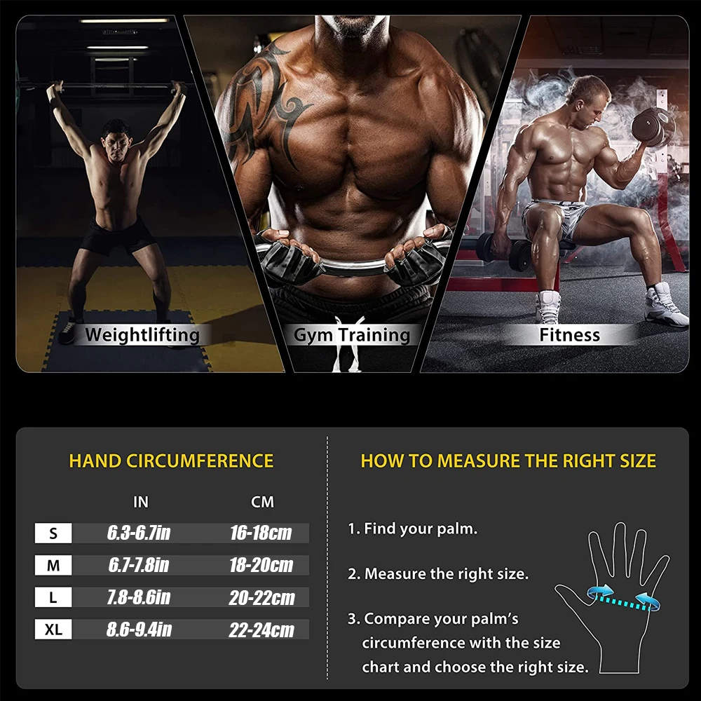 Gants de fitness demi-doigt av - Workout Glove Gym avis et prix