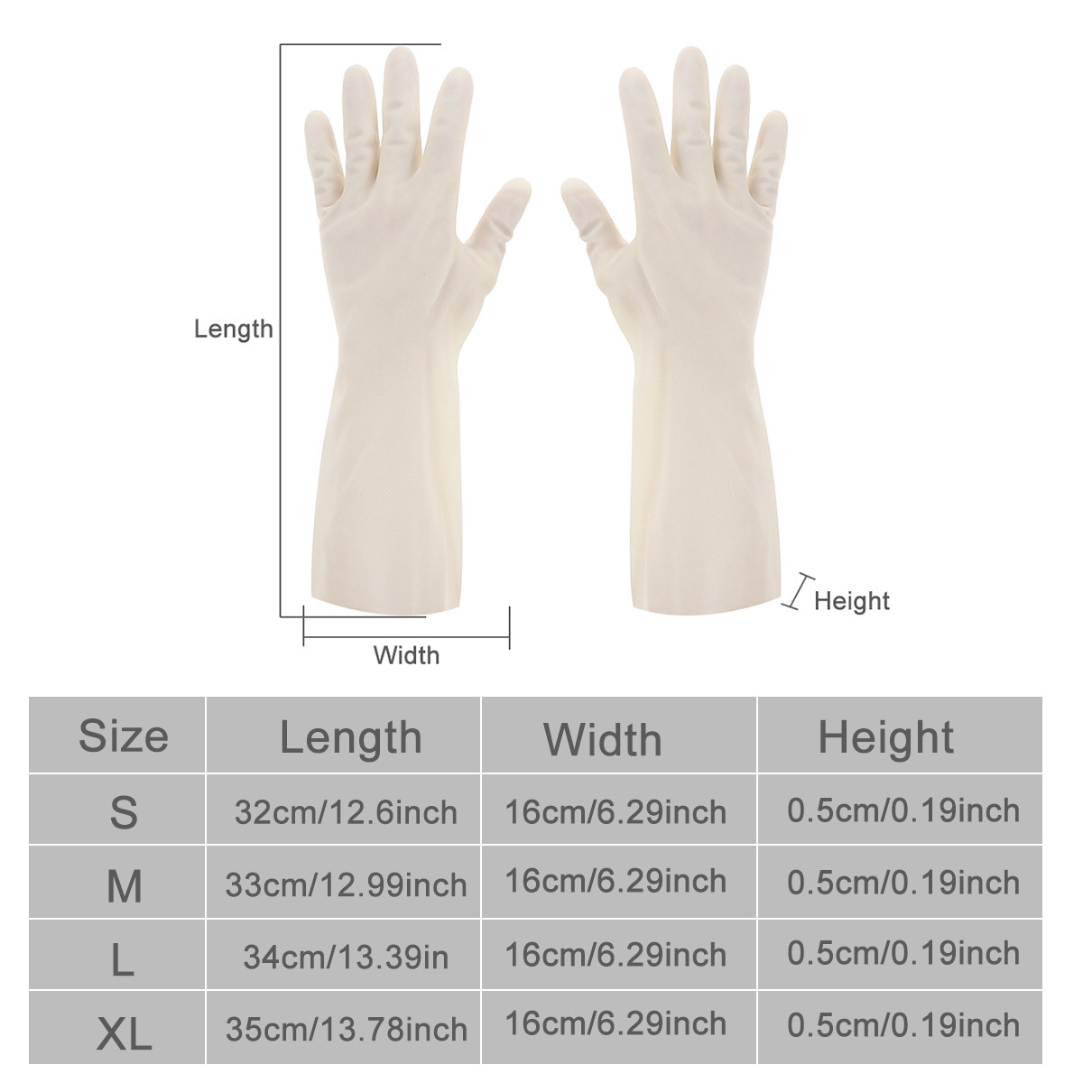 1 paire de gants de vaisselle  - Dish Glove Rubber avis et prix