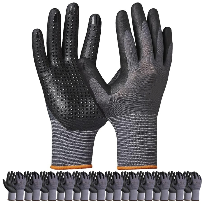 Gants de travail de sécurité e - Nitrile Mechanic Glove avis et prix