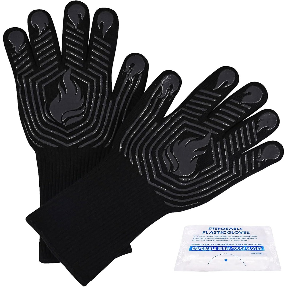 Gants de barbecue, 1472 ° Gant - Oven Mitt Silicone avis et prix