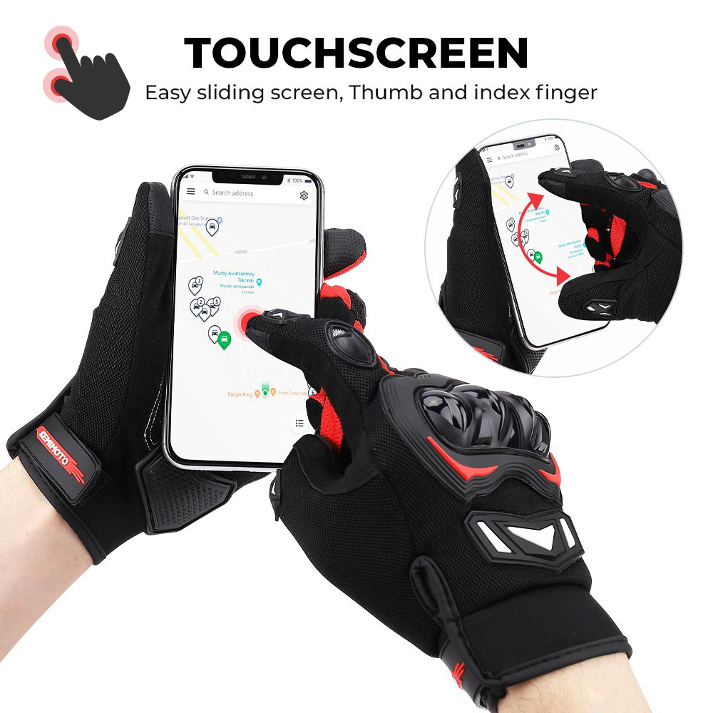 KEMITOUR été Moto gants CE écr - Cycling Glove Padded avis et prix